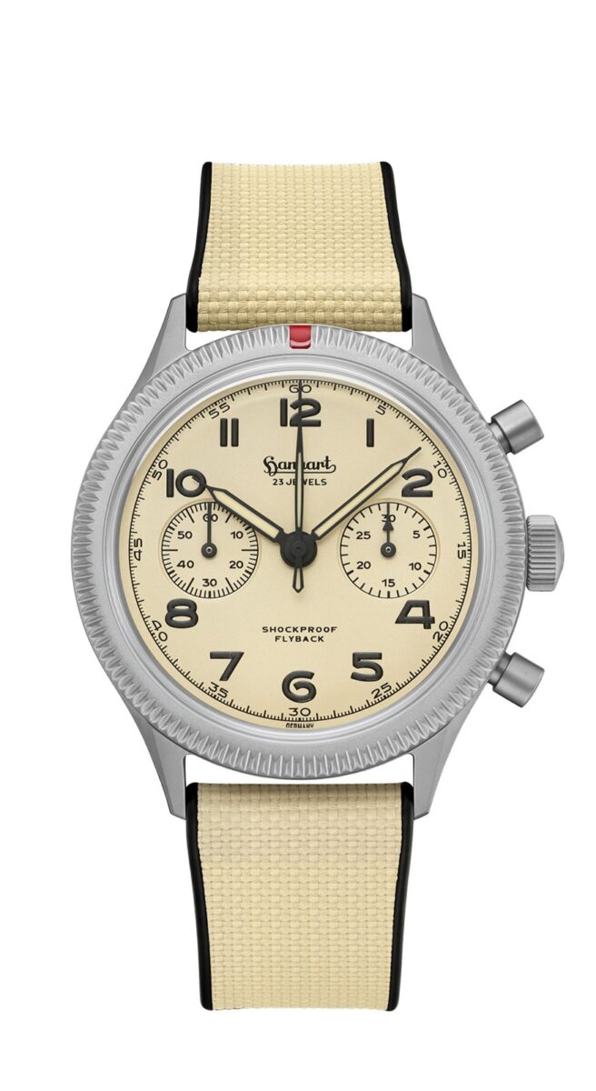 Hanhart 417ES Desert Pilot, 42mm